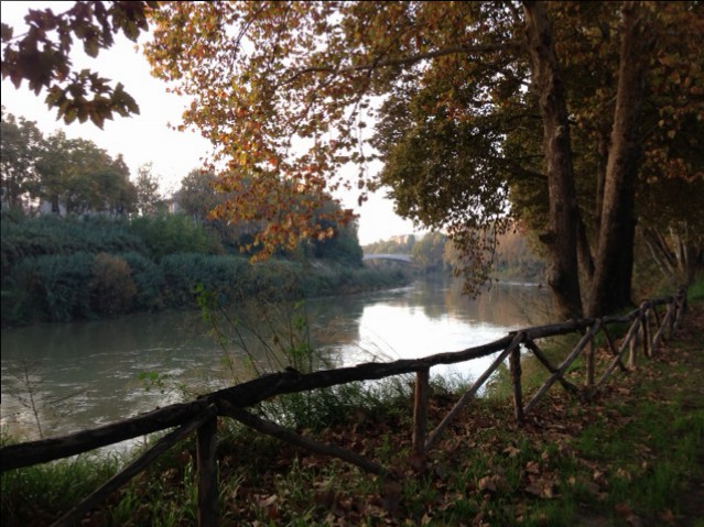 Herbststimmung am Tiber
